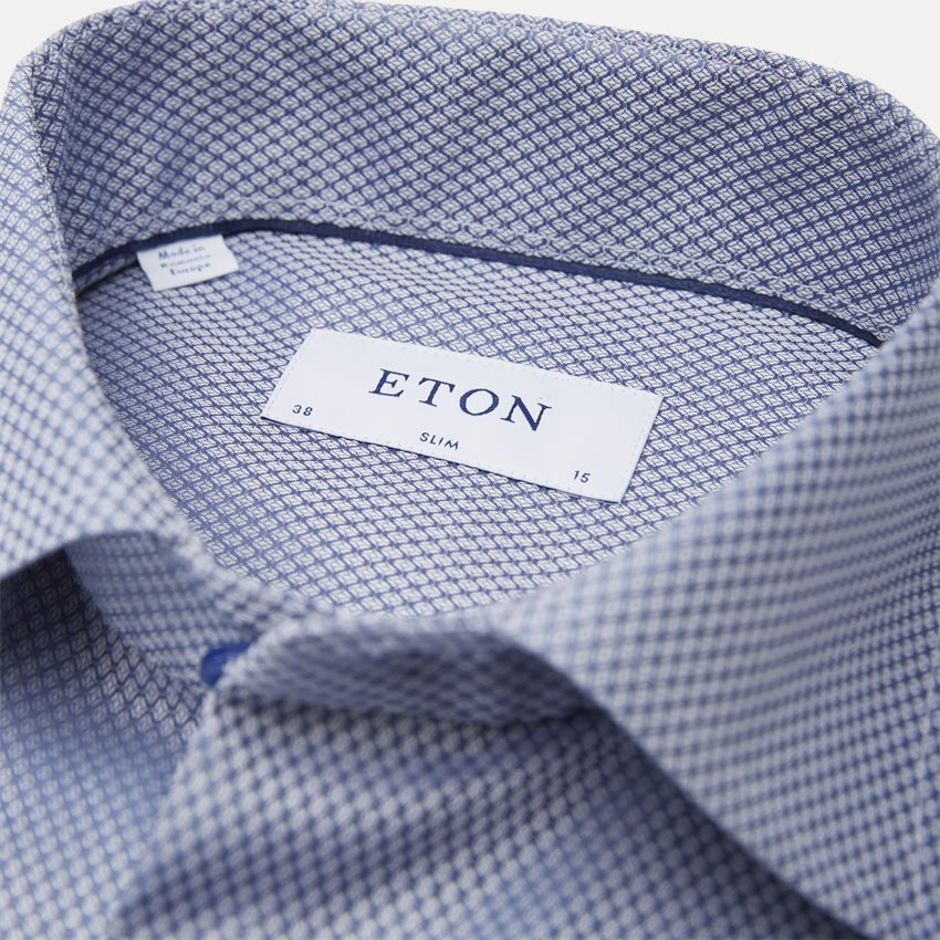 Eton Shirts 6020 79 BLÅ