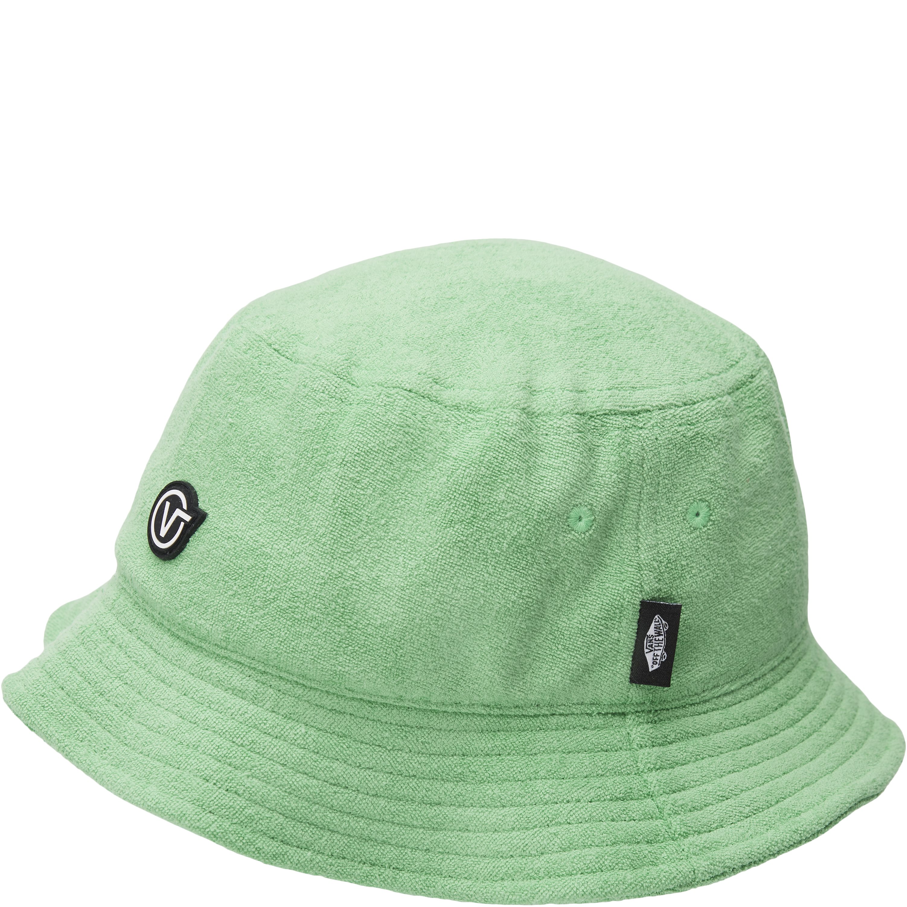 Terry Cloth Bucket Hat - Kepsar - Grön