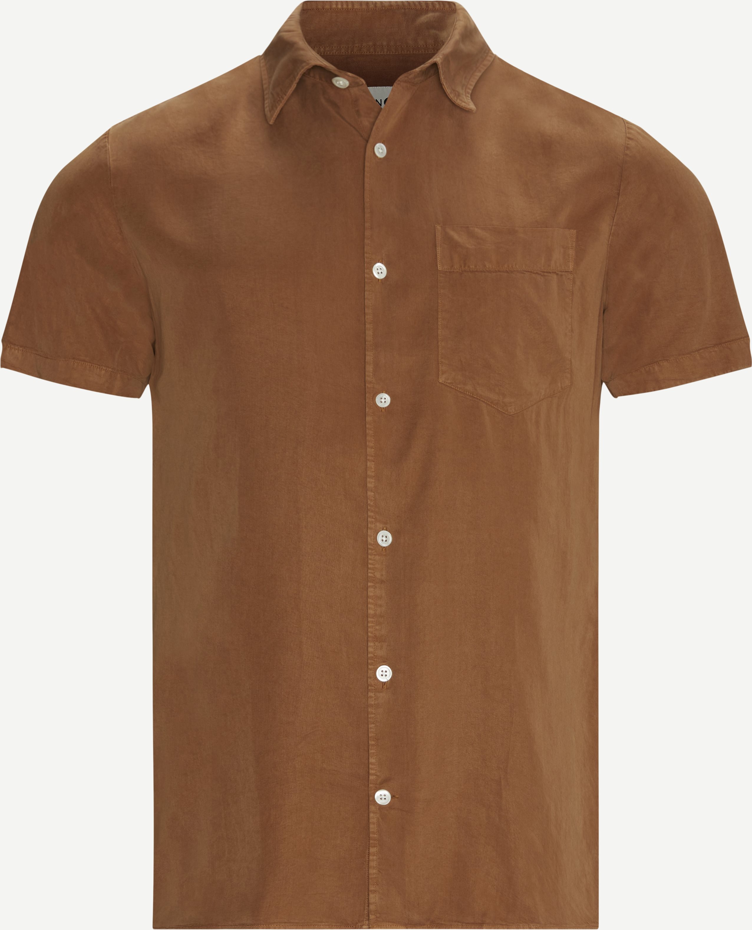 NN.07 Short-sleeved shirts ERRICO SS 5969 Brown
