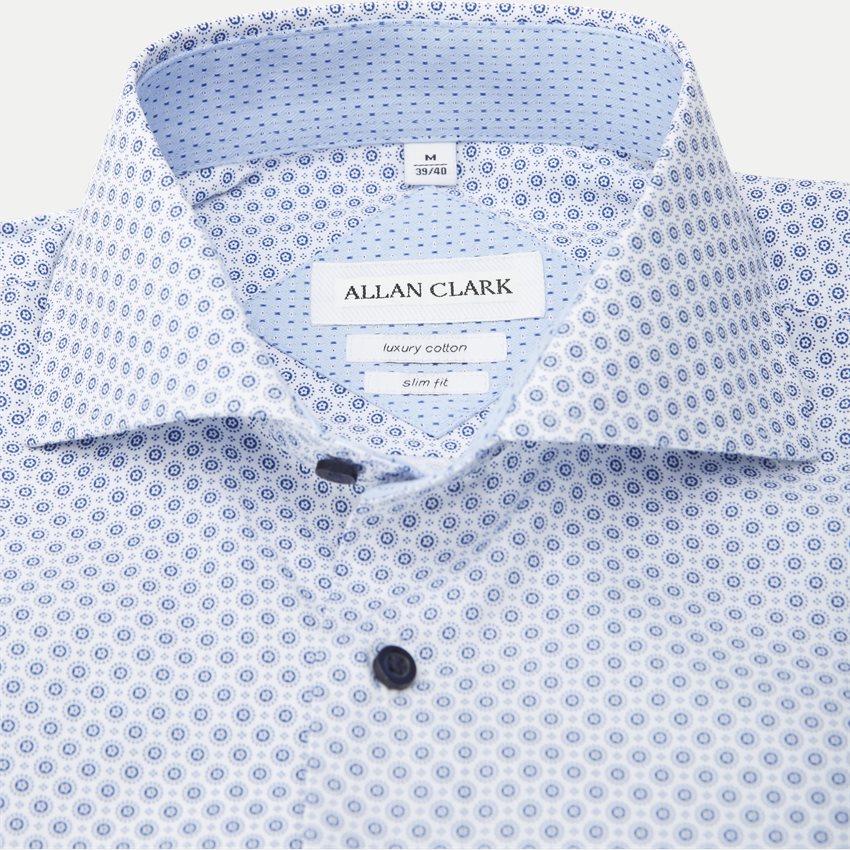 Allan Clark Skjorter ELGIN WHITE/BLUE