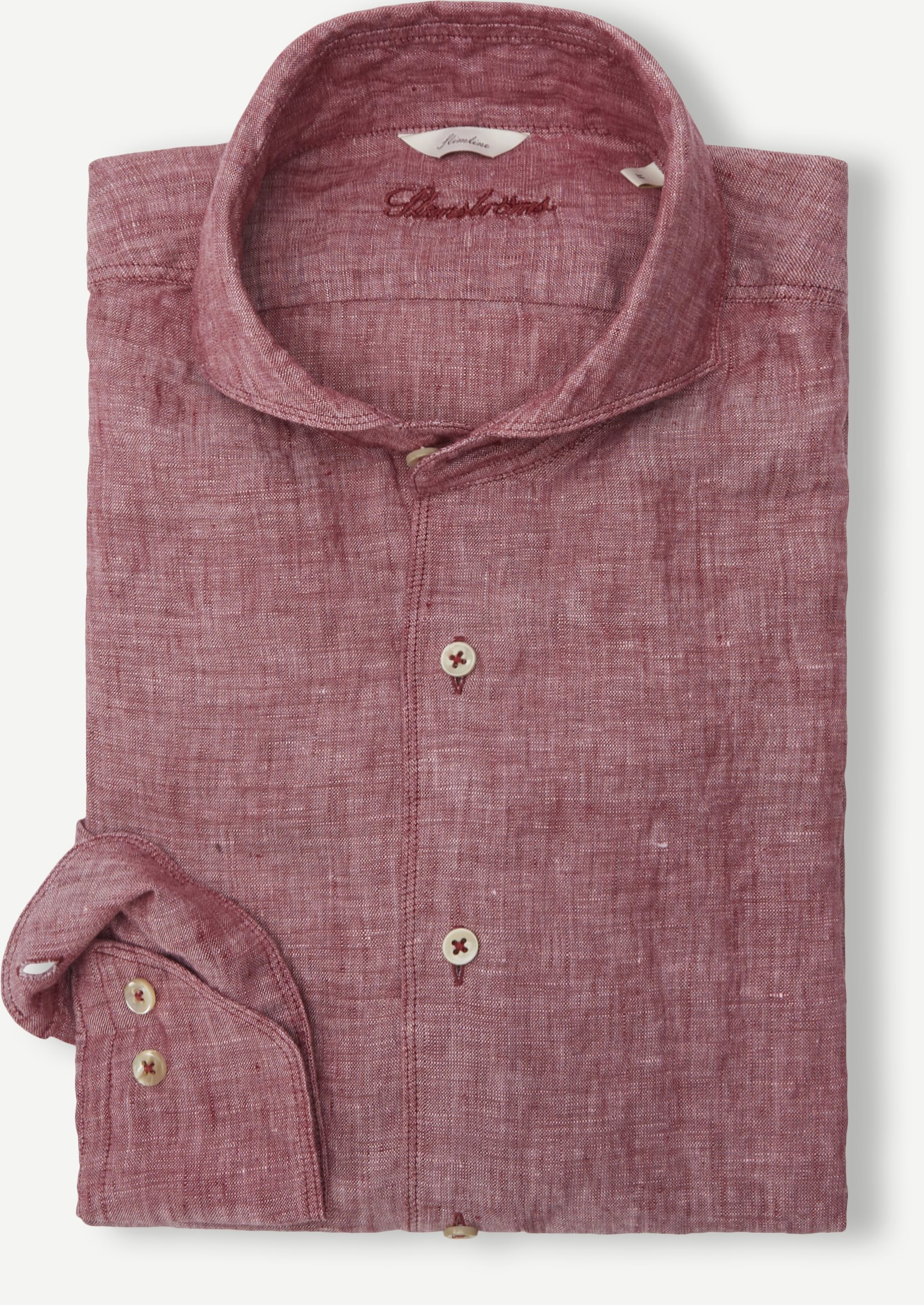 Linen Shirt - Skjorter - Rød