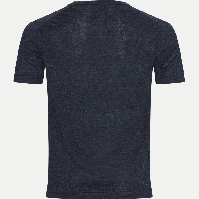 Sand T-shirts LINEN T-SHIRT BLÅ