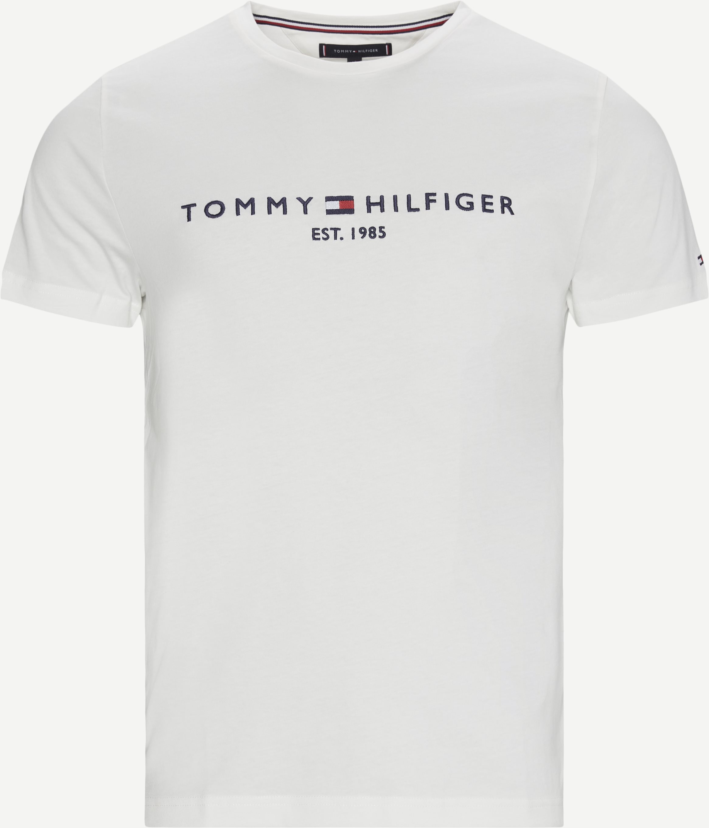 Tommy Hilfiger T-shirts CORE TOMMY LOGO TEE Hvid