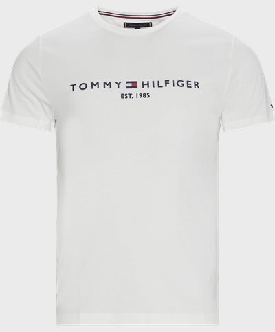 Tommy Hilfiger T-shirts CORE TOMMY LOGO TEE Vit