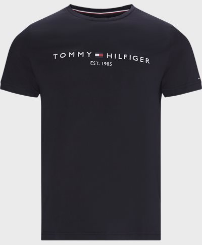 Tommy Hilfiger T-shirts CORE TOMMY LOGO TEE Blå