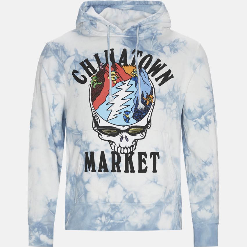 Market Sweatshirts POSITIVE ALTITUDE HOODIE LYSBLÅ