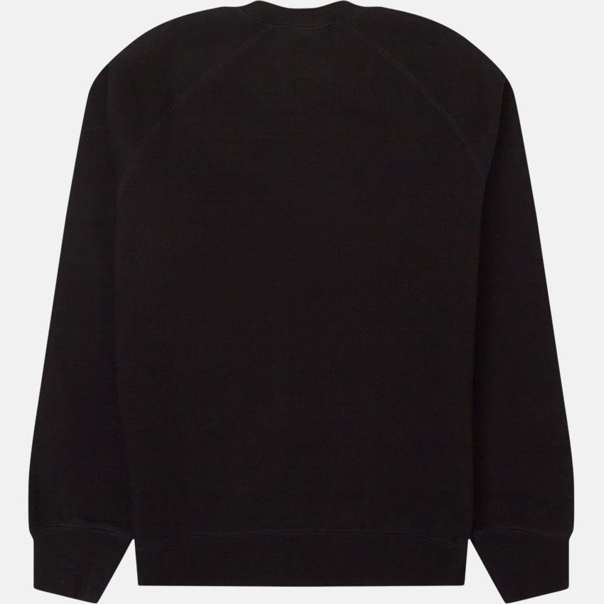 Carhartt WIP Sweatshirts CHASE SWEAT I026383 BLACK/GOLD
