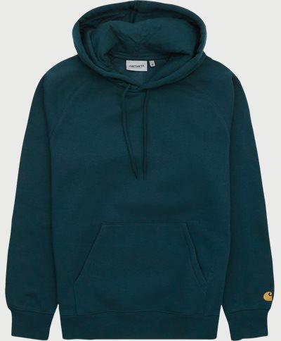 Carhartt WIP Sweatshirts HOODED CHASE SWEAT I026384 Grön