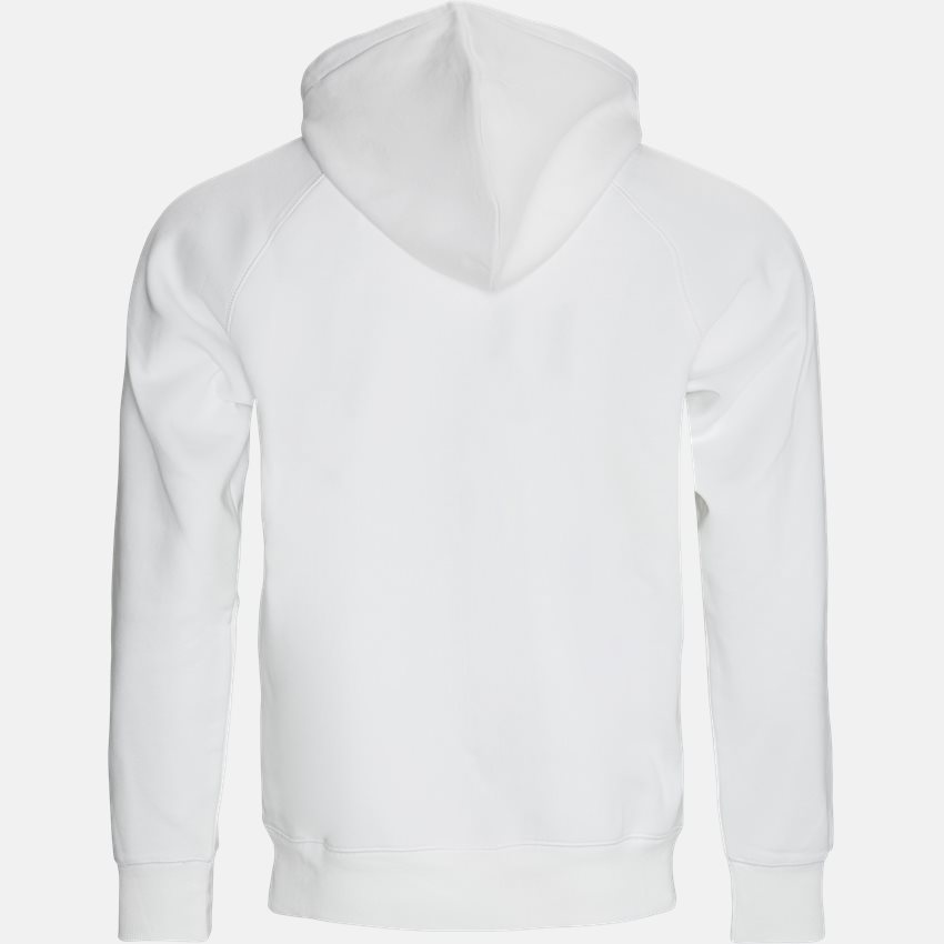 Carhartt WIP Sweatshirts HOODED CHASE JACKET. I026385 WHITE/GOLD