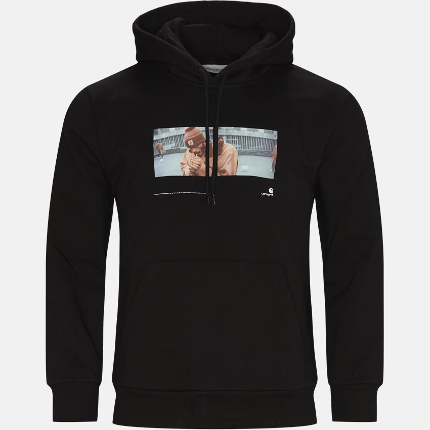 Carhartt WIP Sweatshirts HOODED BACKYARD I029043 BLACK