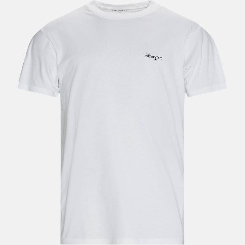 Carhartt WIP T-shirts S/S CALIBRATE TEE I029017 WHITE
