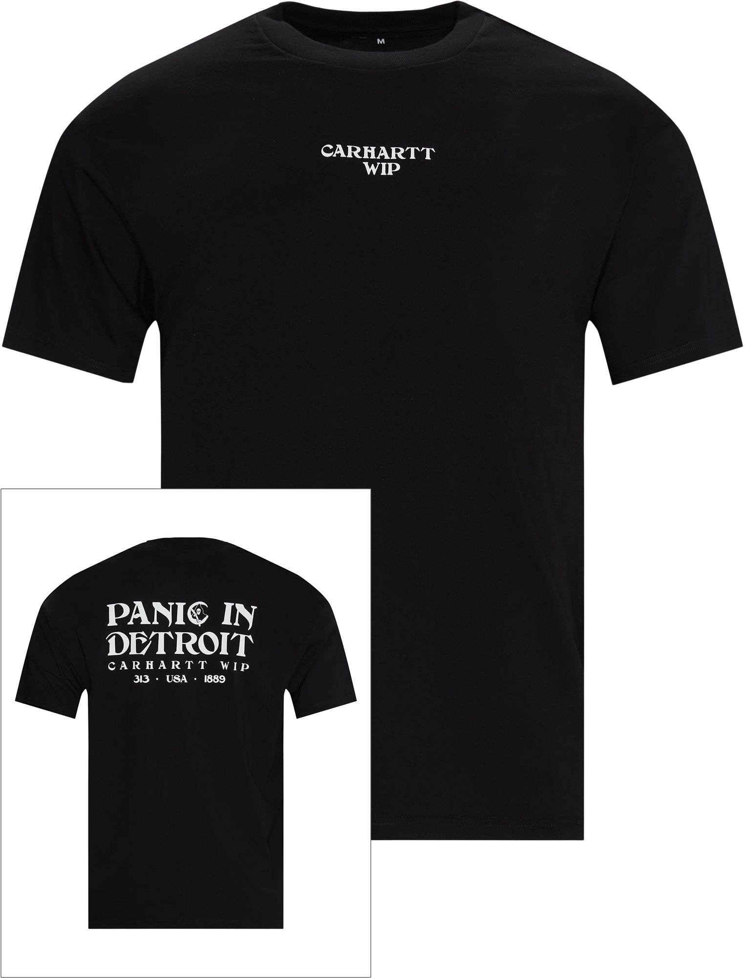 Panic Tee - T-shirts - Regular fit - Svart