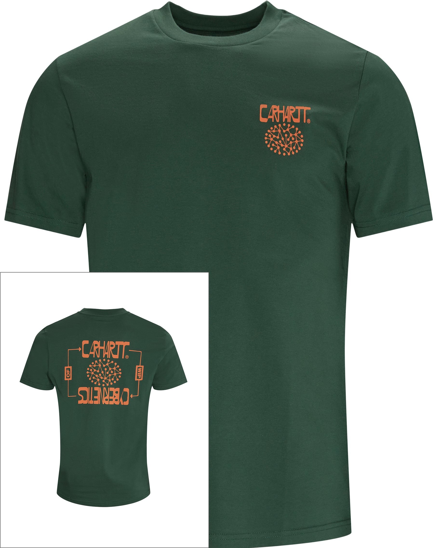 Cybernetics Tee - T-shirts - Regular fit - Grön