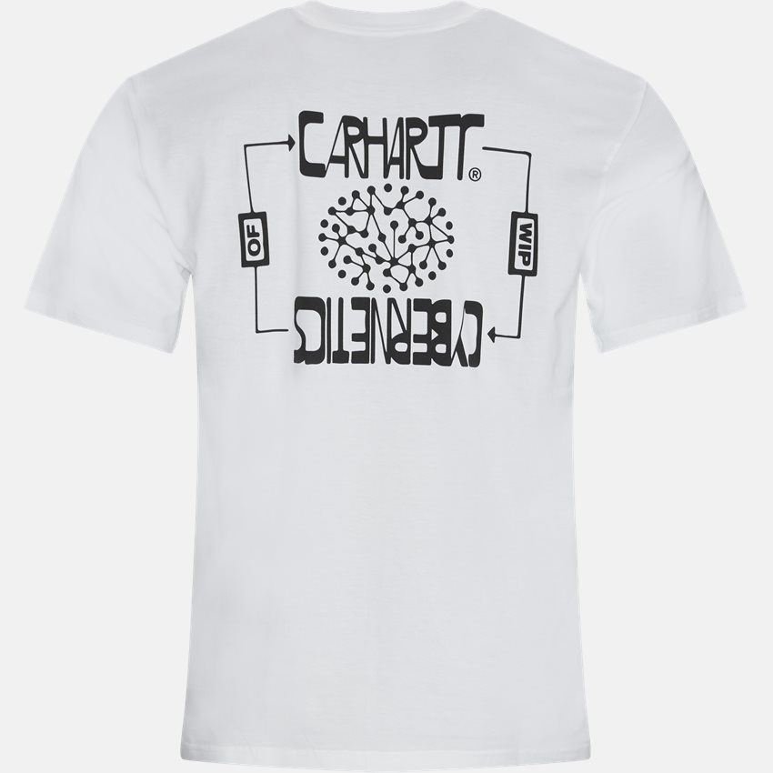 Carhartt WIP T-shirts S/S CYBERNETICS TEE I029037 WHITE