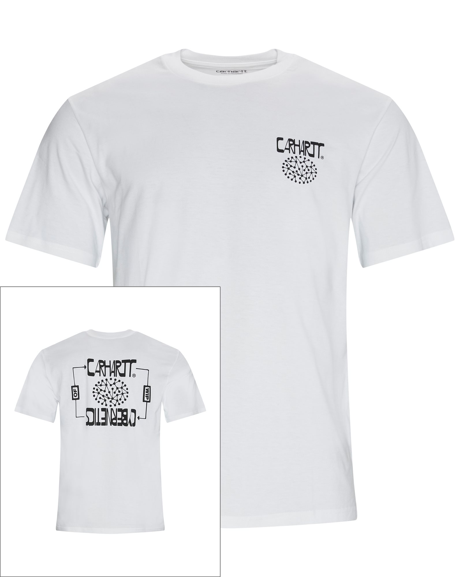 Cybernetics Tee - T-shirts - Regular fit - Vit