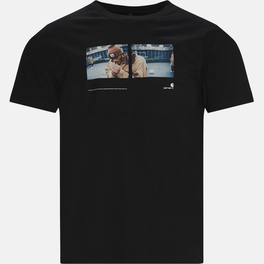 Carhartt WIP T-shirts S/S BACKYARD TEE I029064 BLACK