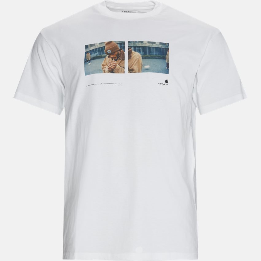Carhartt WIP T-shirts S/S BACKYARD TEE I029064 WHITE