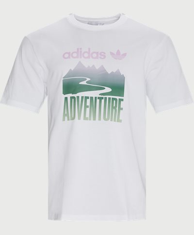 Adidas Originals T-shirts GN2358 ADV MOUNT TEE Vit