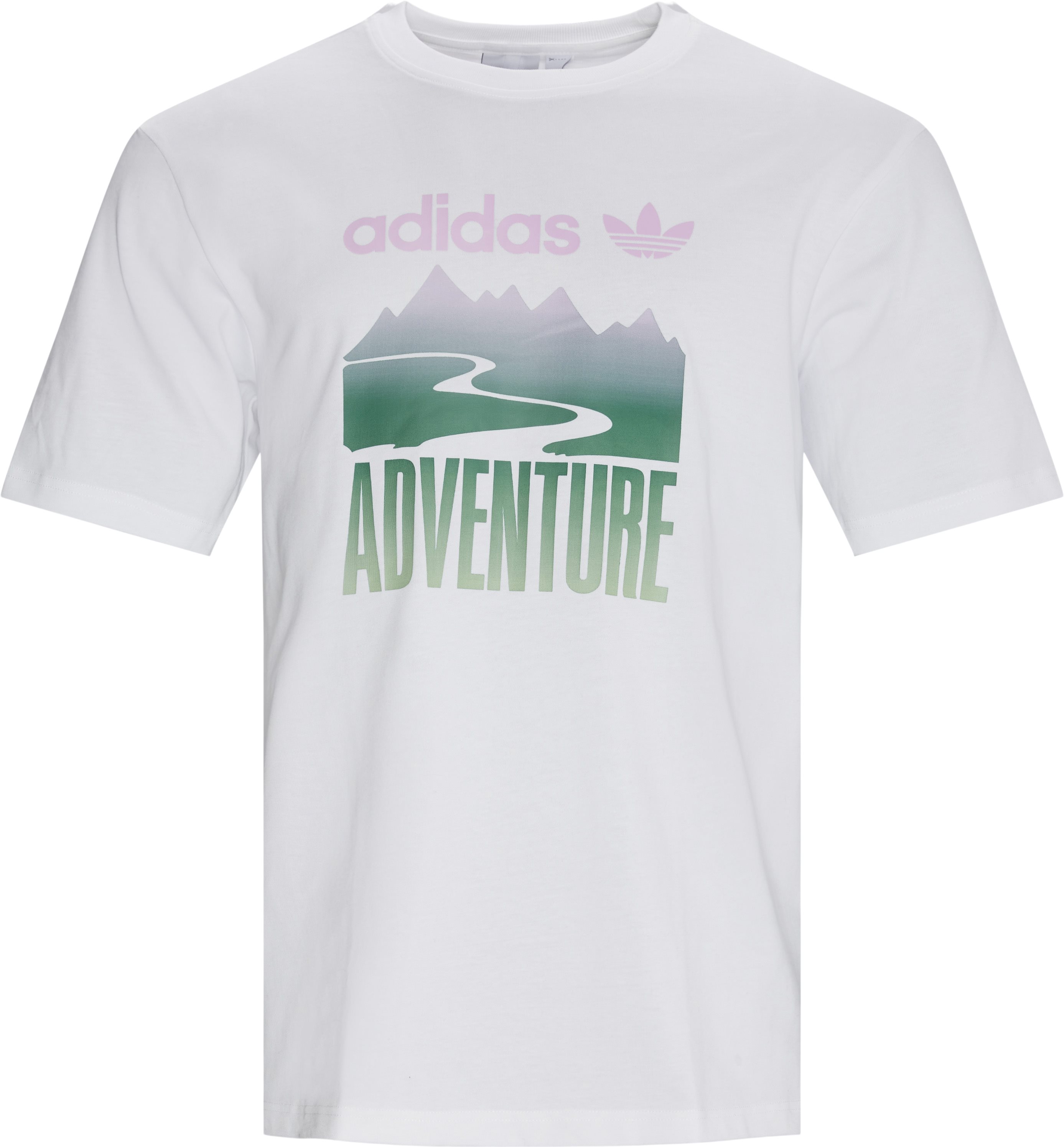 Adidas Originals T-shirts GN2358 ADV MOUNT TEE Hvid