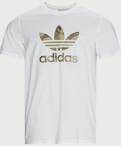 Adidas Originals T-shirts GN1855 CAMO INFILL TEE Hvid