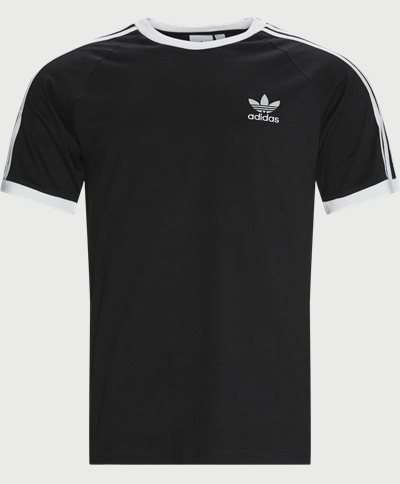 Adidas Originals T-shirts GN3495 3 STRIPES TEE Sort
