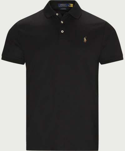 Logo Polo T-shirt Regular slim fit | Logo Polo T-shirt | Black