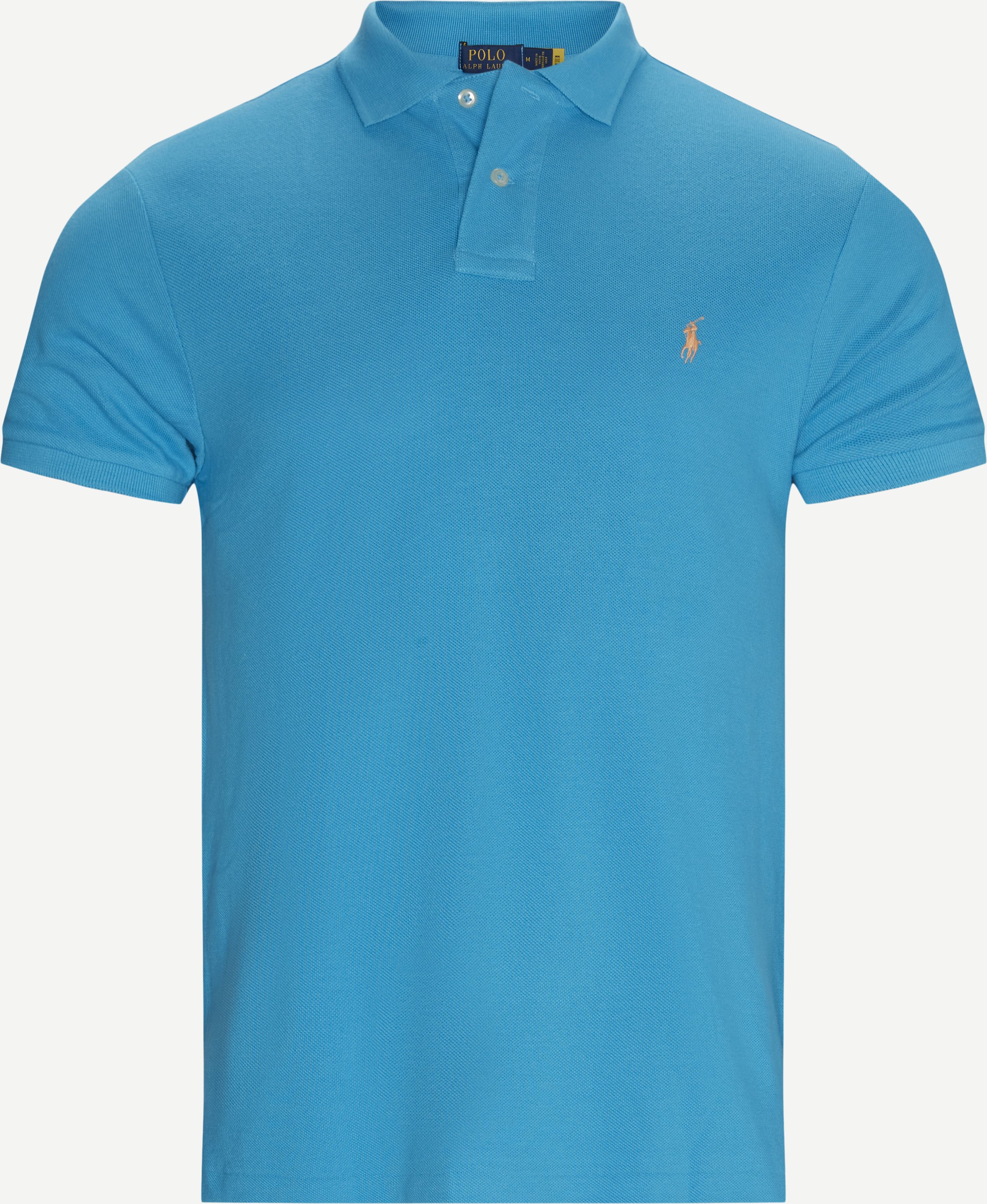 Polo T-shirt - T-shirts - Regular slim fit - Blue