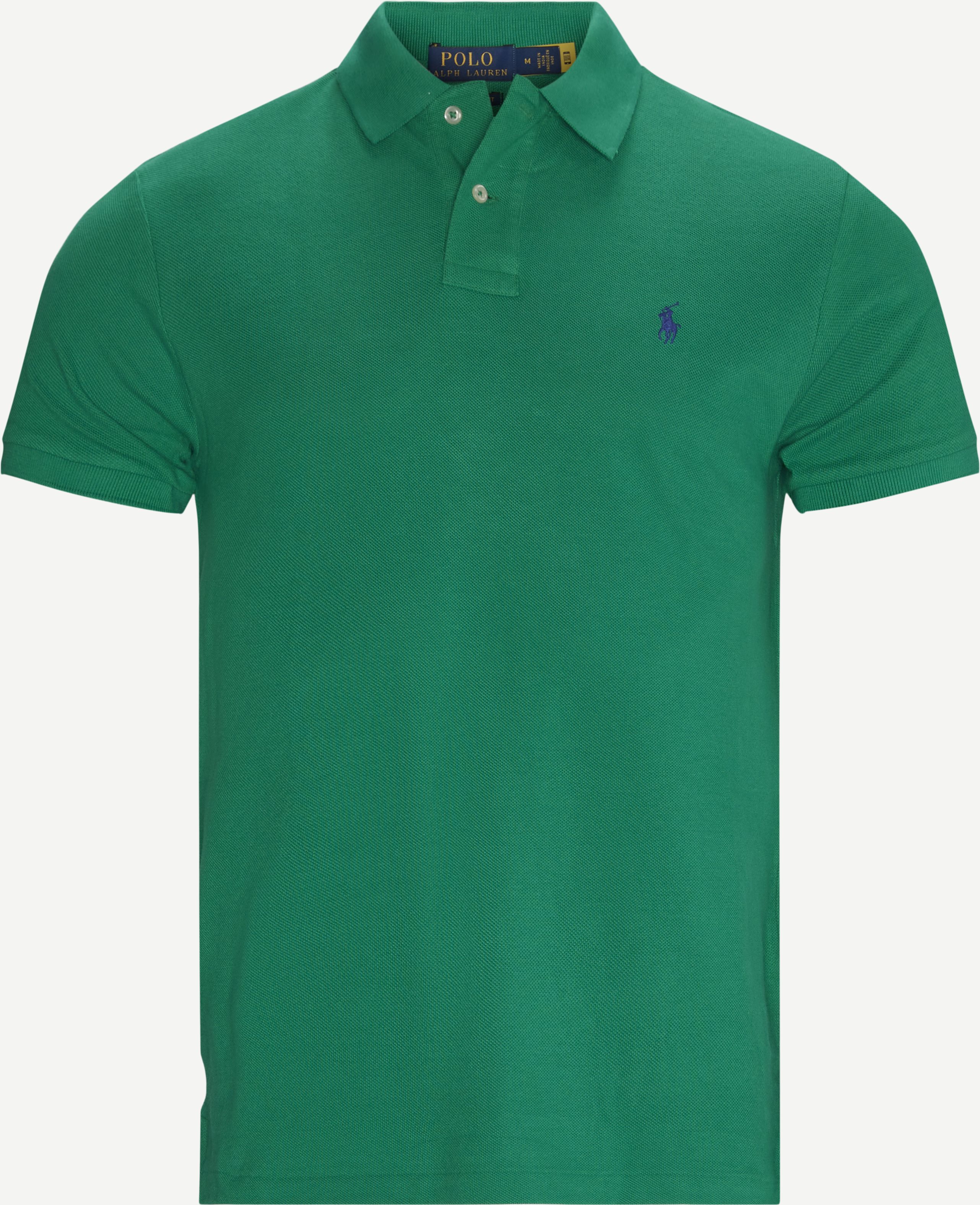 Polo T-shirt - T-shirts - Regular slim fit - Grøn