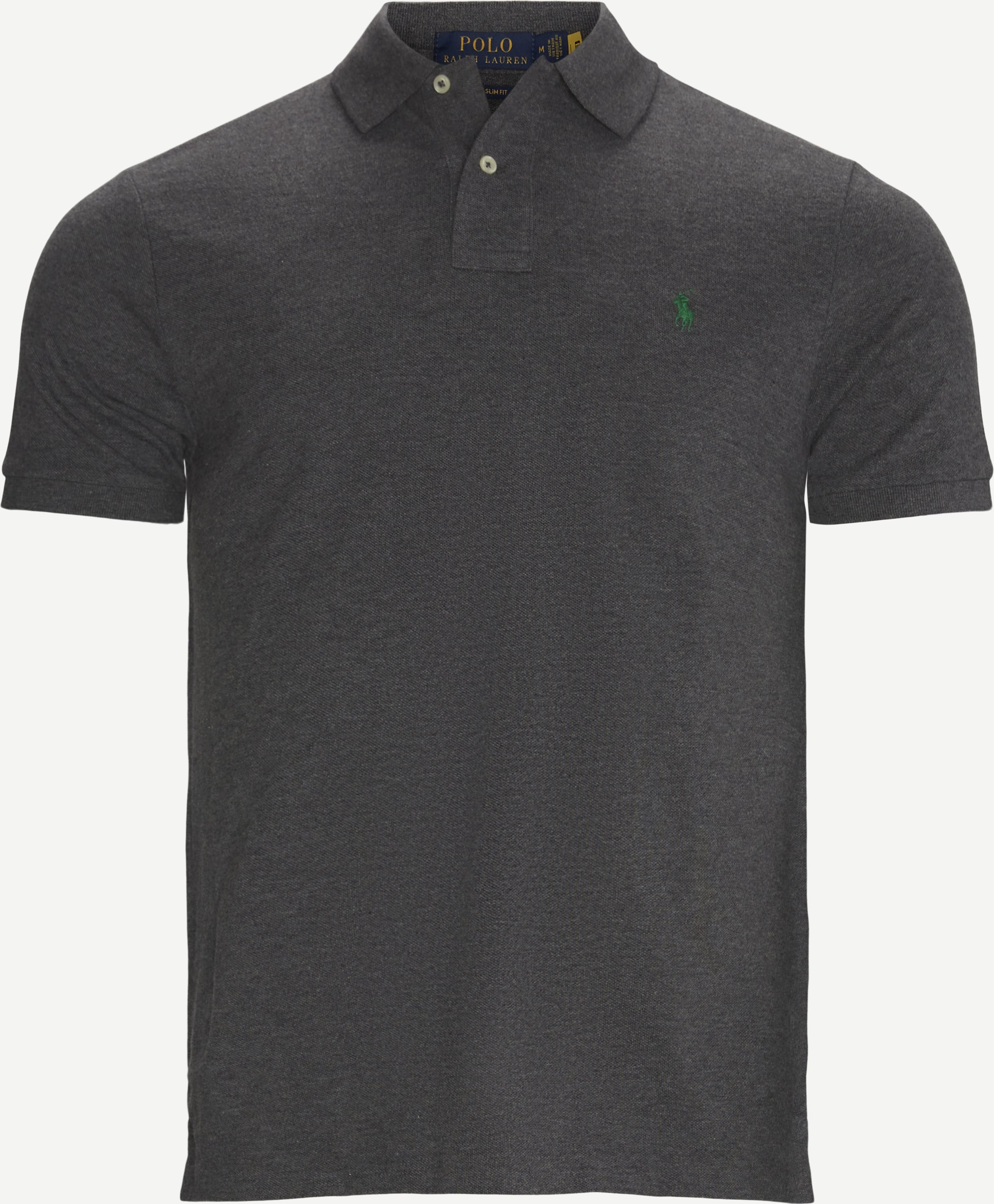 Polo T-shirt - T-shirts - Regular slim fit - Grey