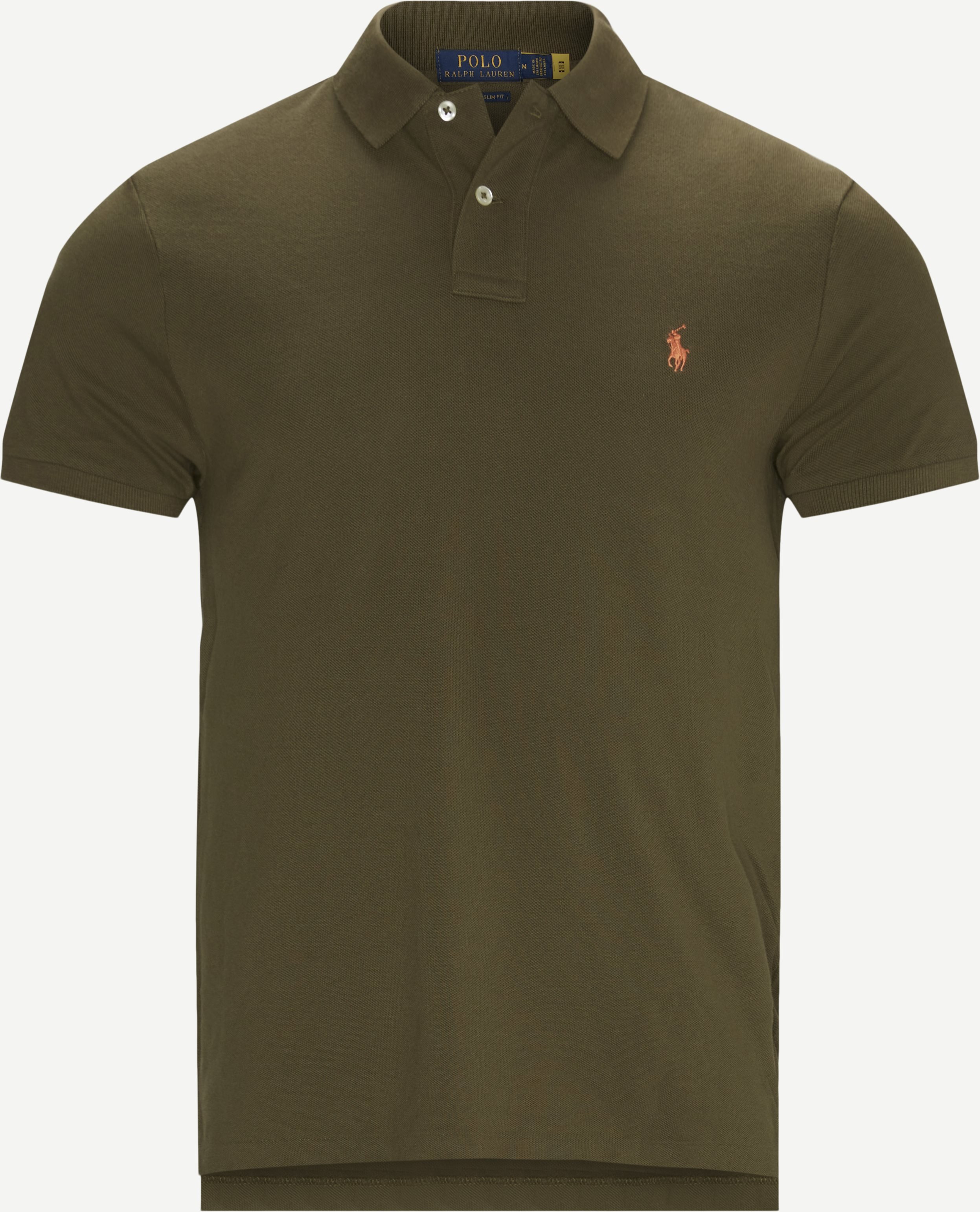 Polo T-shirt - T-shirts - Regular slim fit - Army