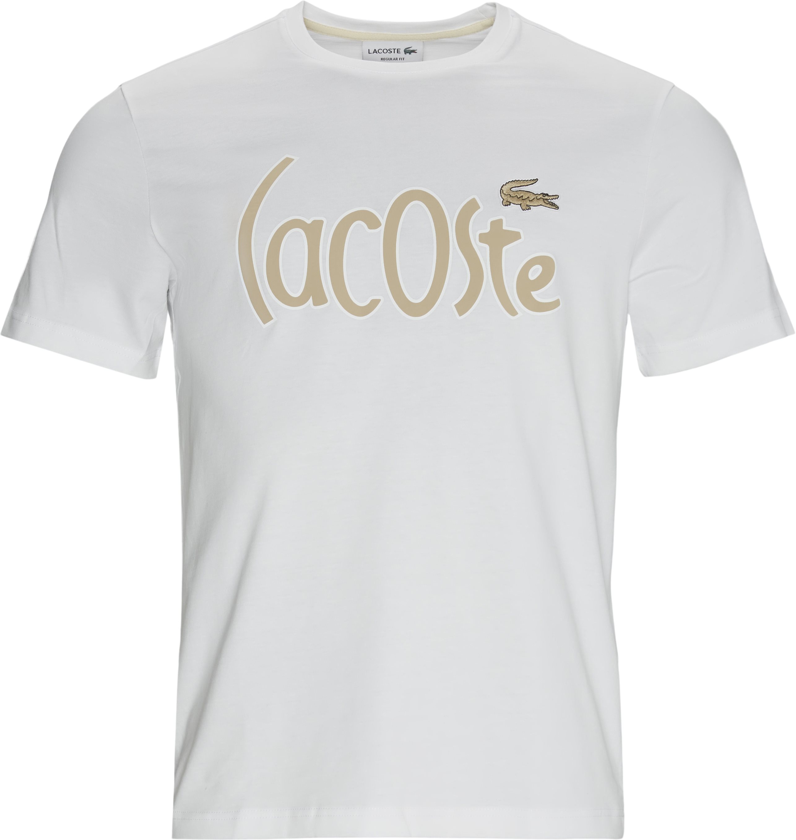 Lacoste T-shirts TH0049 Vit