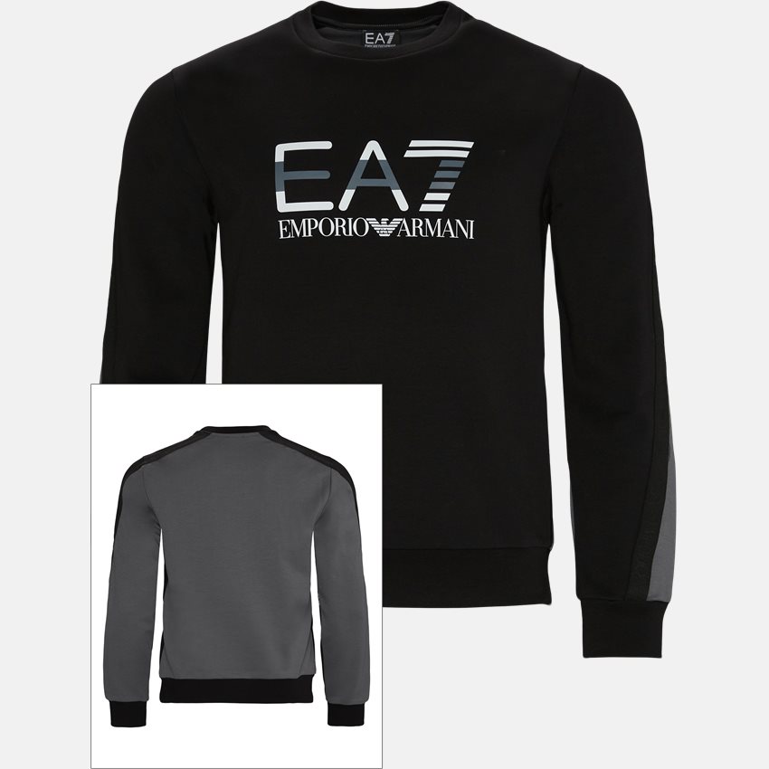 EA7 Sweatshirts PJ3MZ-3KMPE5 SORT
