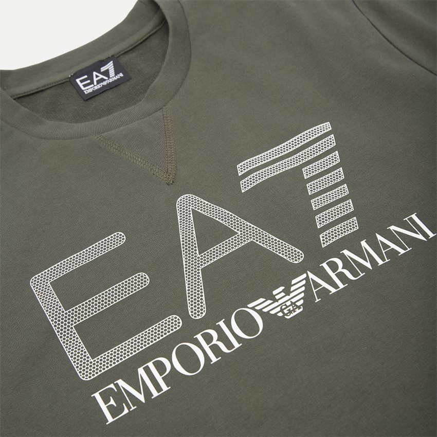 EA7 Sweatshirts PJ05Z 3KPM60 ARMY