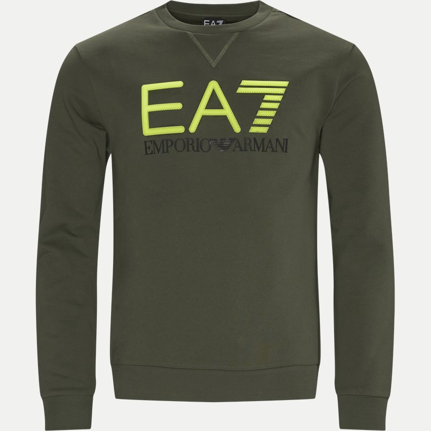 EA7 Sweatshirts PJASZ 3KPME9 ARMY