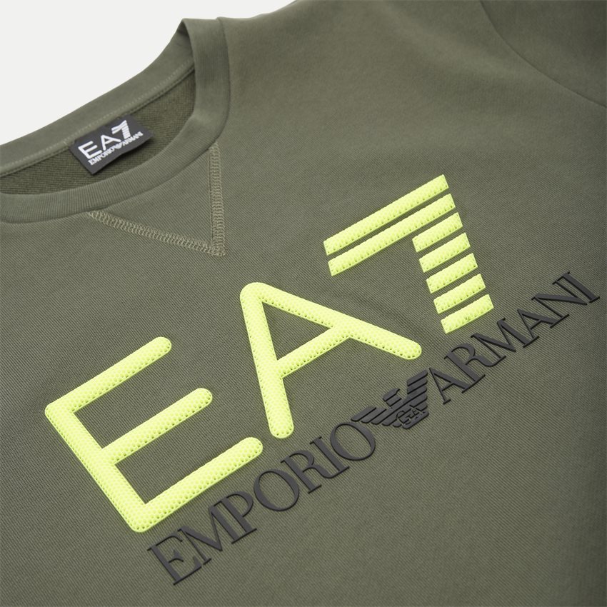 EA7 Sweatshirts PJASZ 3KPME9 ARMY