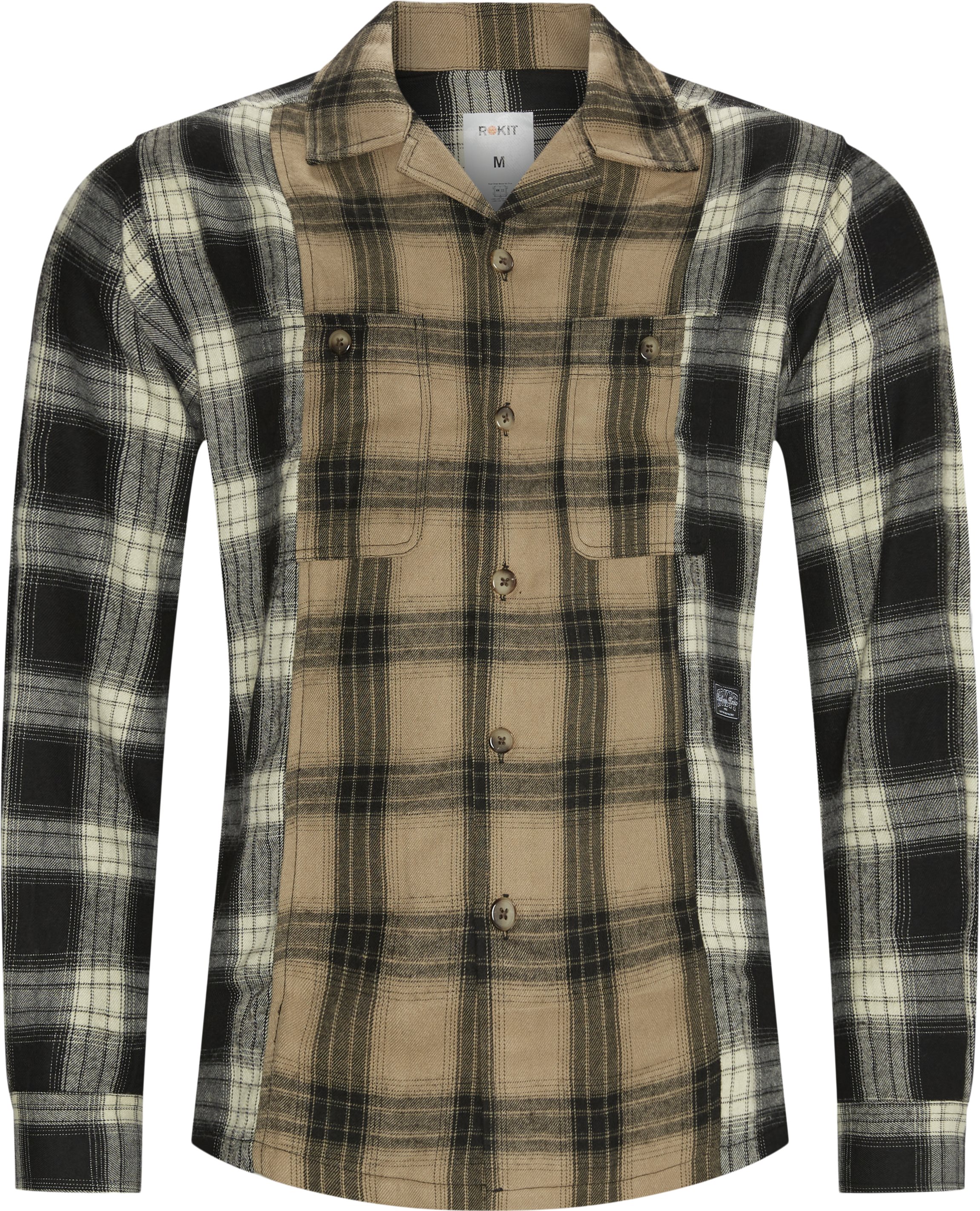 Collide Flannel Shirt - Skjortor - Loose fit - Multi