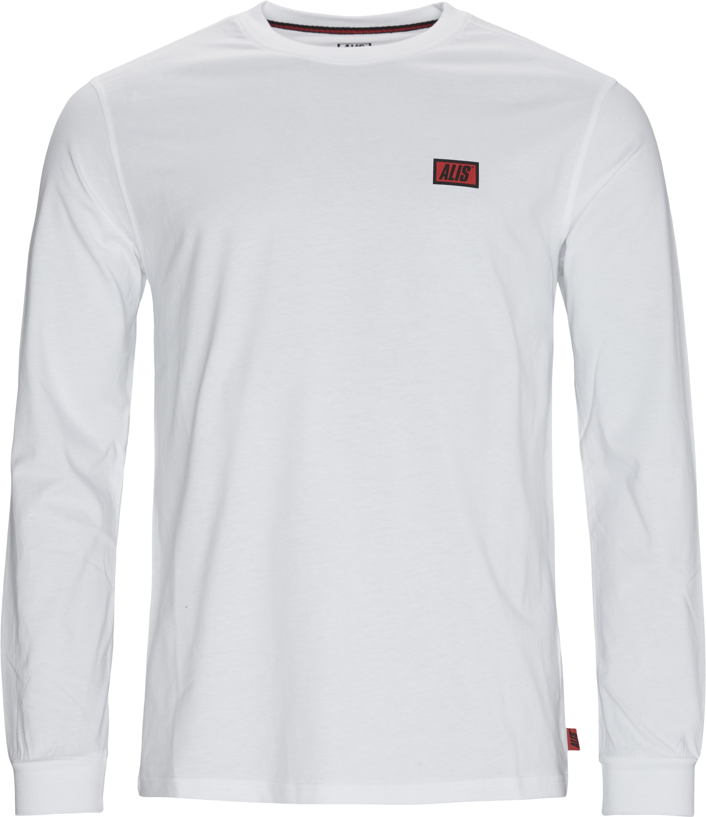 Am3011 L/Æ Tee - T-shirts - Regular fit - Hvid