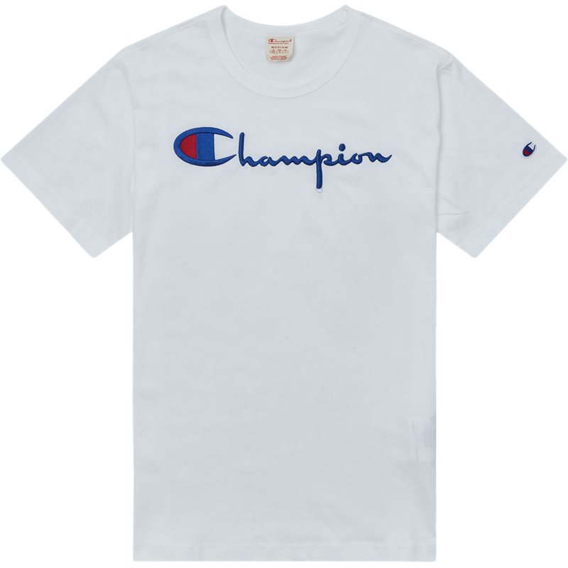 Champion 210972 Logo T-shirt Hvid