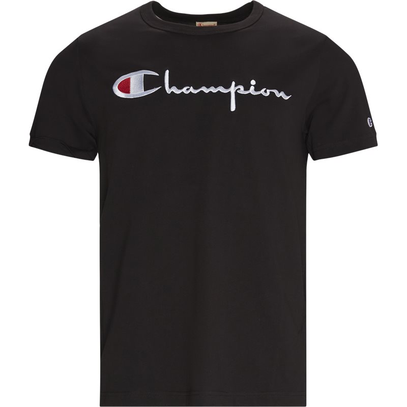 Champion 210972 Logo T-shirt Sort