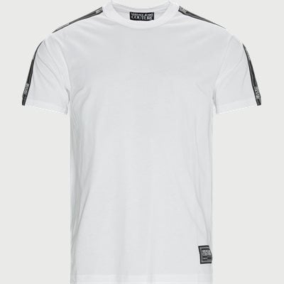 T-Shirt mit Logoband Regular fit | T-Shirt mit Logoband | Weiß