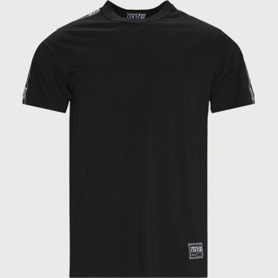 T-Shirt mit Logoband Regular fit | T-Shirt mit Logoband | Schwarz