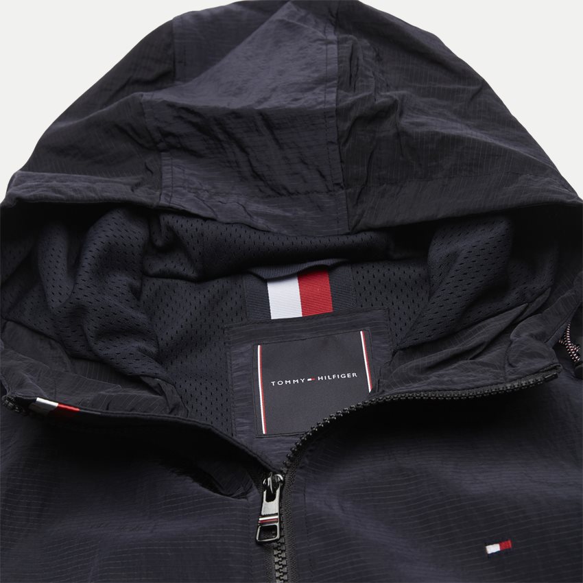 Tommy Hilfiger Jackets 17419 LIGHTWEIGHT HOODED  NAVY
