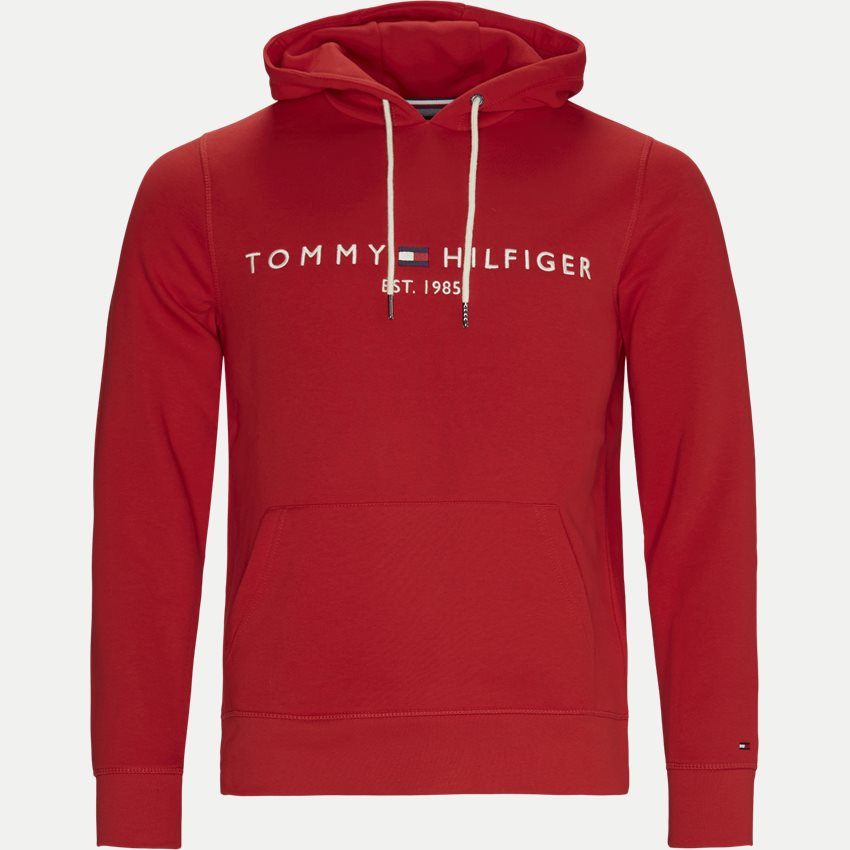 Tommy Hilfiger Sweatshirts 11599 TOMMY LOGO HOODY RØD