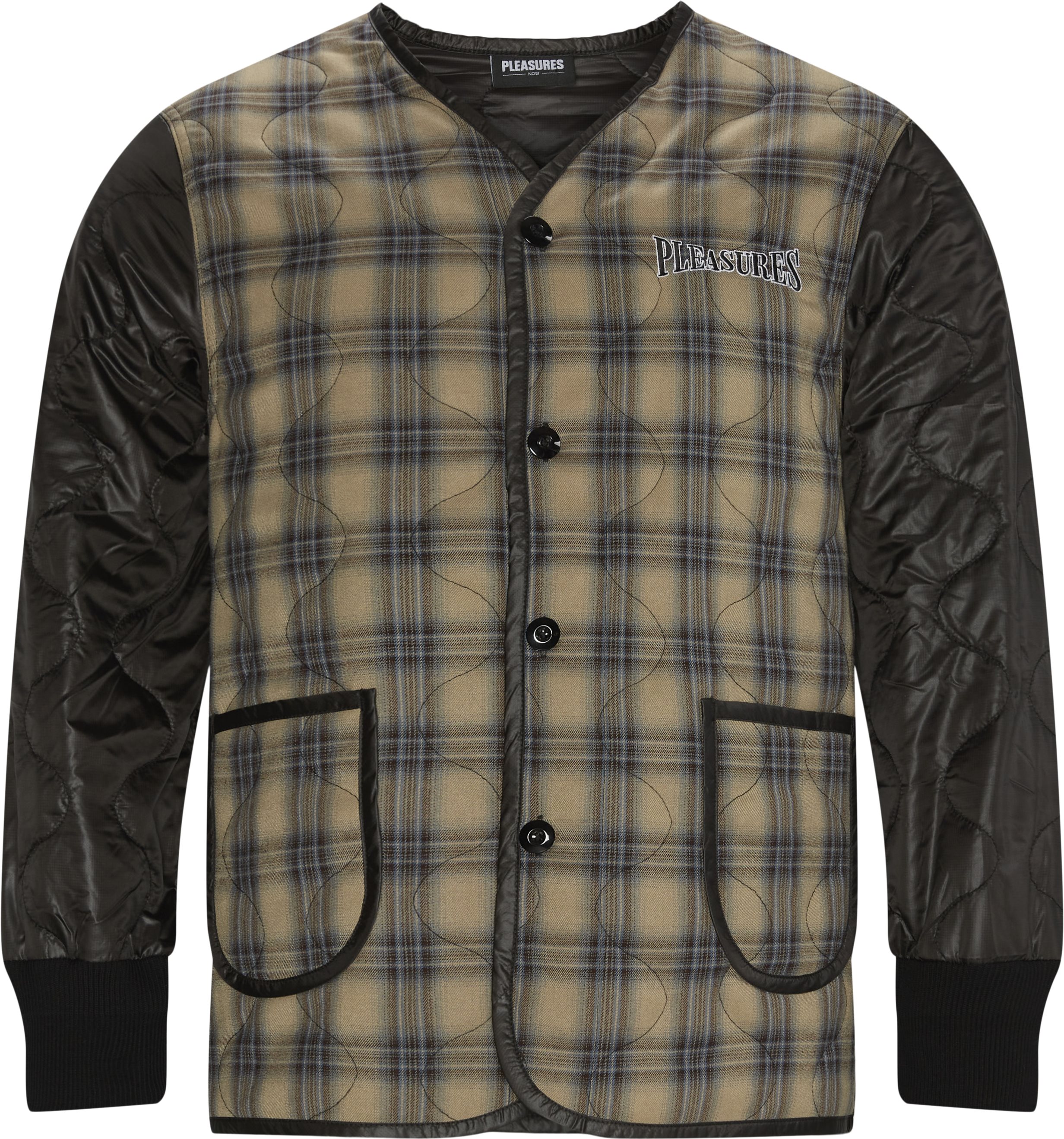 Bowery Plaid Liner Jacket - Jakker - Regular fit - Sort