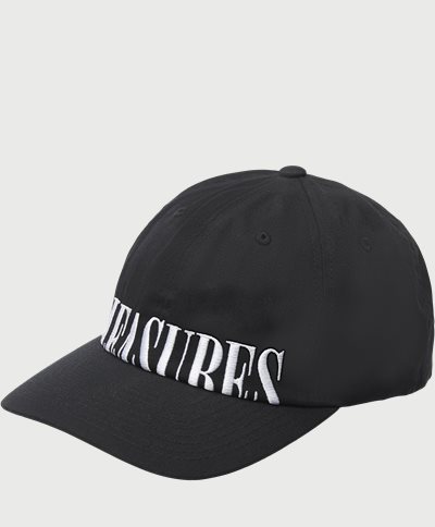 Pleasures Caps DOME LOW PROFILE SNAPBACK HAT Black