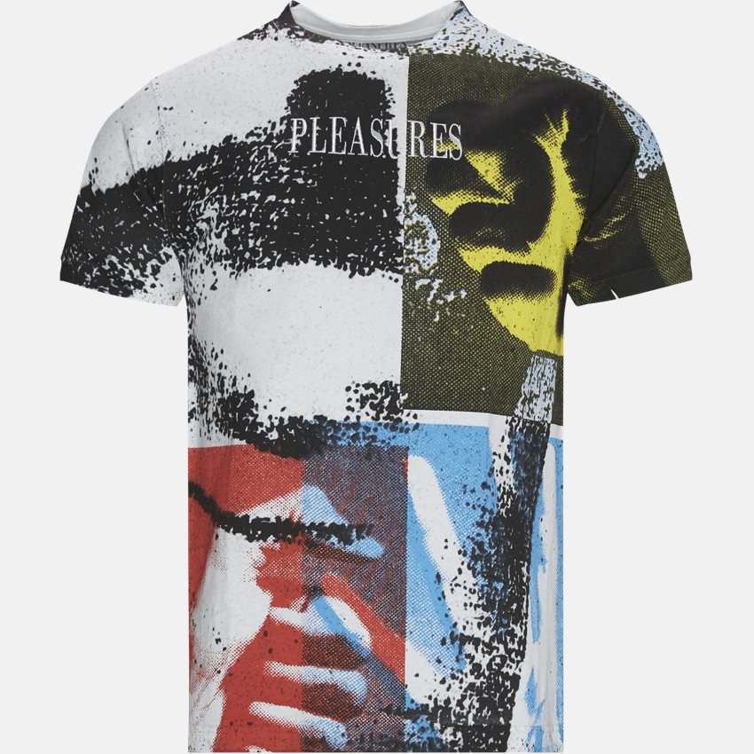 Pleasures T-shirts FISTED EMBROIDERED TEE MULTI