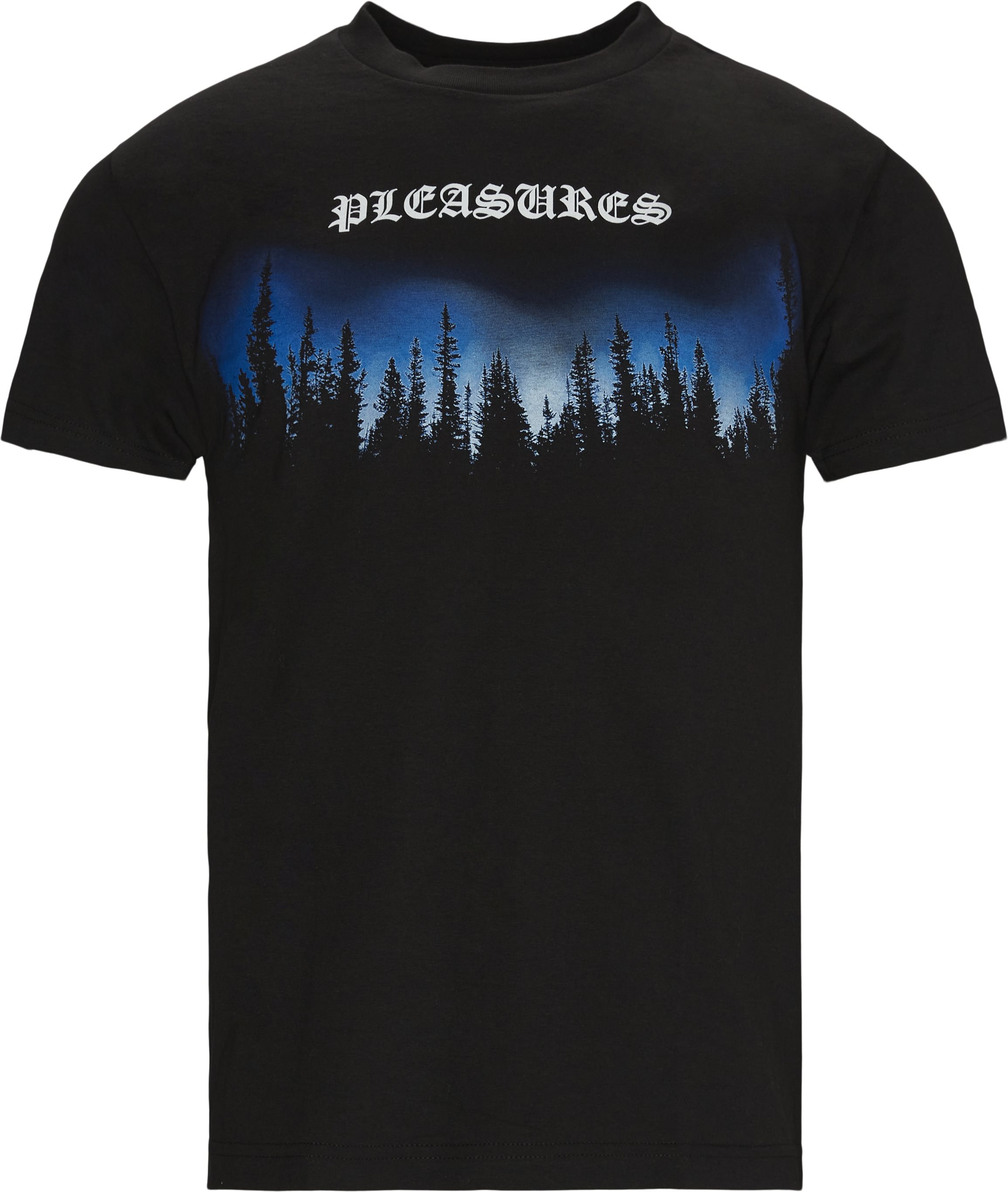 Pleasures T-shirts FOREST TEE Black