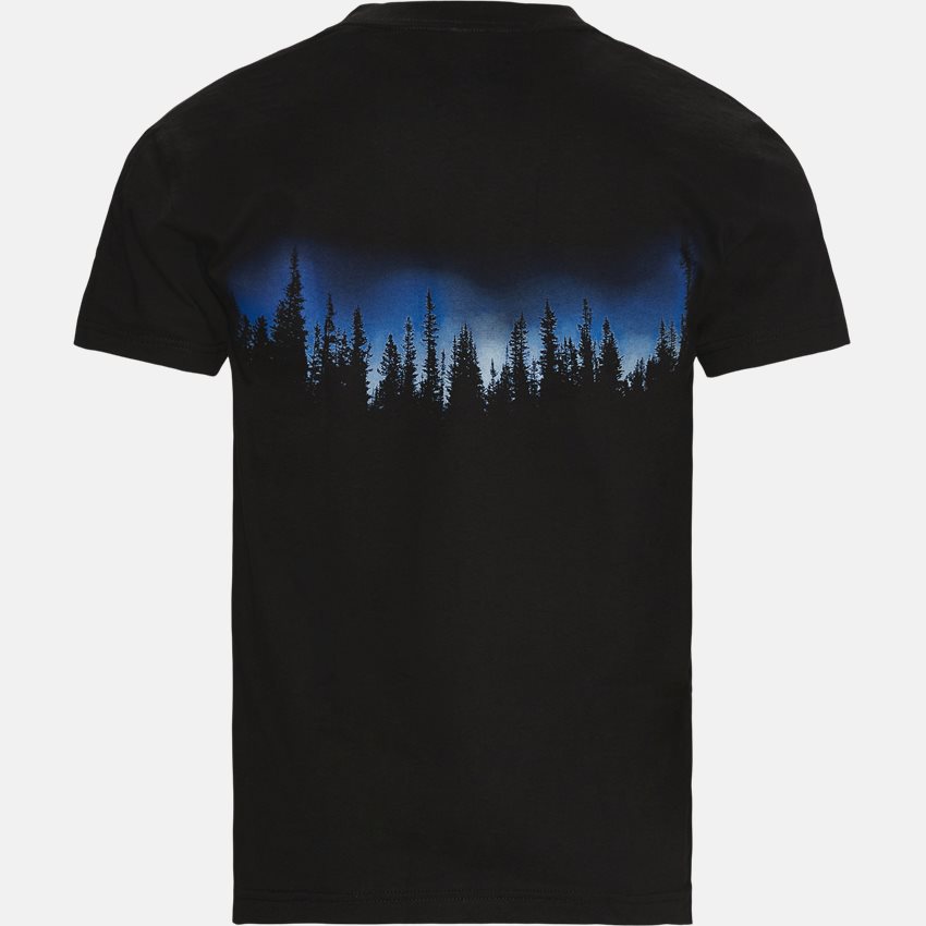 Pleasures T-shirts FOREST TEE BLACK