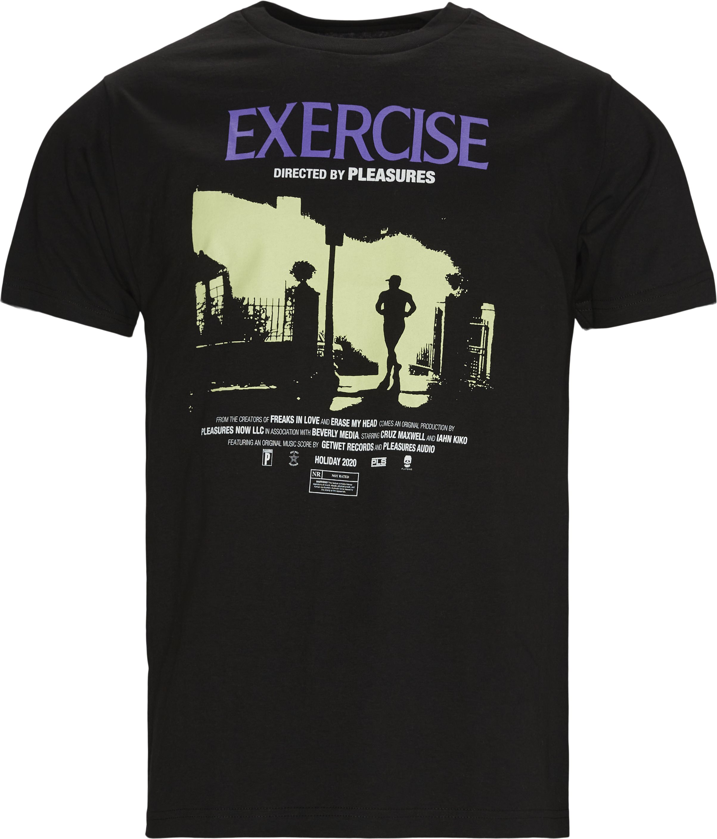 Pleasures T-shirts EXERCISE TEE Sort