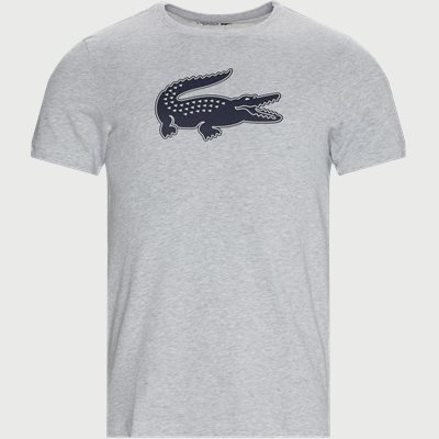 Atmungsaktives Jersey-T-Shirt mit 3D-Druck Krokodil Regular fit | Atmungsaktives Jersey-T-Shirt mit 3D-Druck Krokodil | Grau